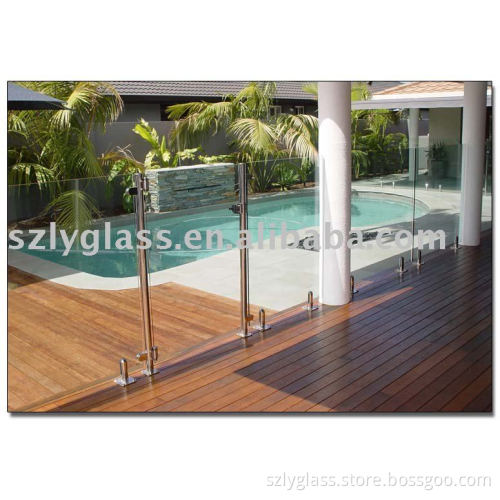 12mm clear view frameless tempered glass